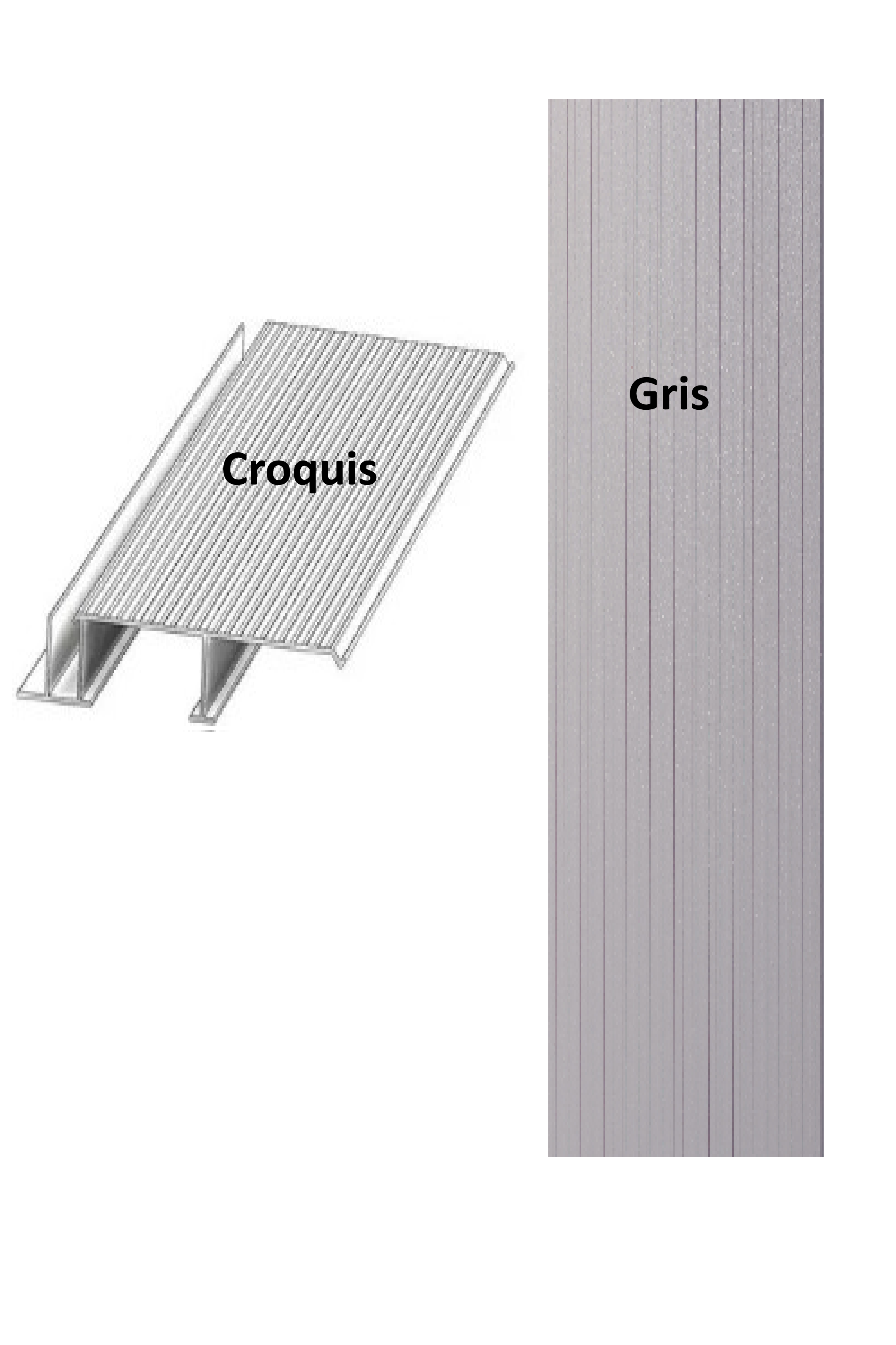 Open D-6 Floor Board of 148" Grey