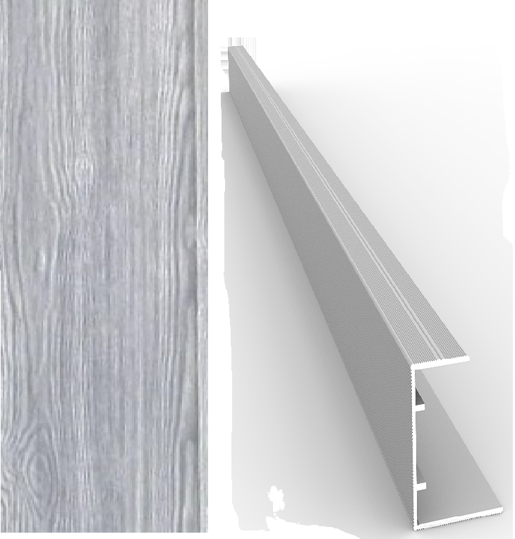 "C" Shape Floor Molding of 264" Barn Wood